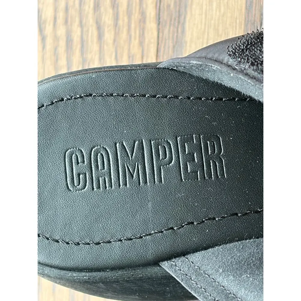 Camper Thelma Black 2 Strap Sandal w/ Block Heel Sz 10 - Picture 8 of 11